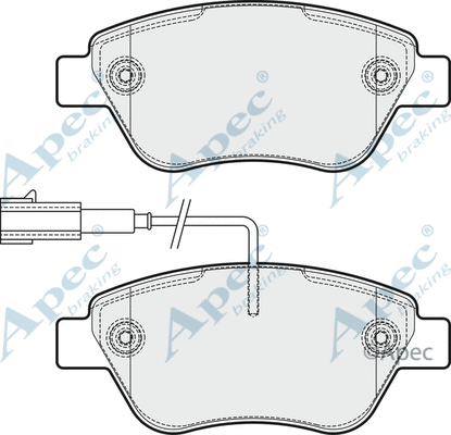Brake Pad Set, disc brake (PAD2001)