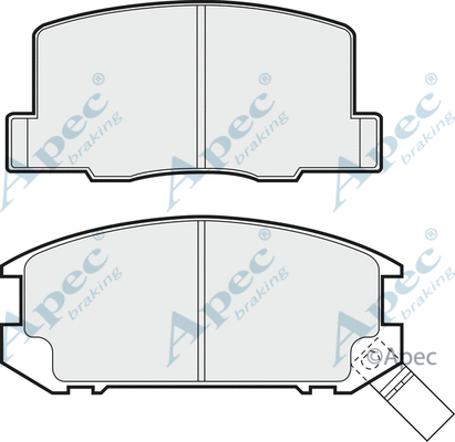 Brake Pad Set, disc brake (PAD499)