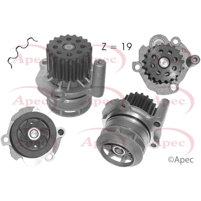 Water Pump, engine cooling (AWP1062)