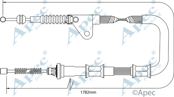 Cable Pull, parking brake (CAB1415)