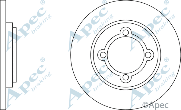 Brake Disc (DSK115)