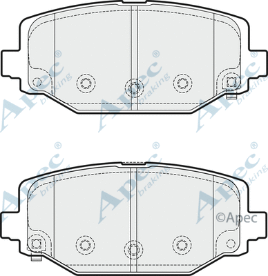 Brake Pad Set, disc brake (PAD1879)