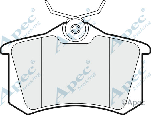 Brake Pad Set, disc brake (PAD1119)