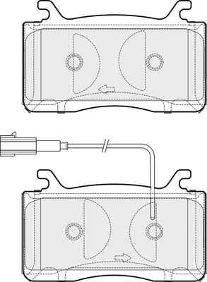 Brake Pad Set, disc brake (PD3892)