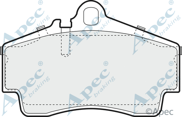 Brake Pad Set, disc brake (PAD1029)