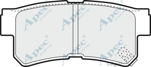 Brake Pad Set, disc brake (PAD1245)