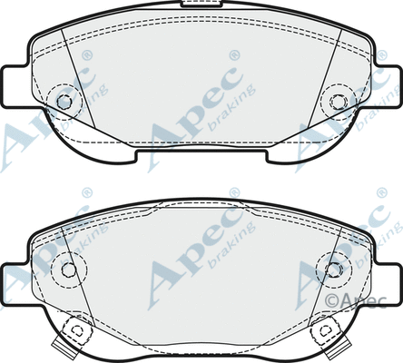 Brake Pad Set, disc brake (PAD1808)