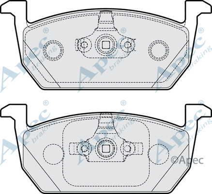Brake Pad Set, disc brake (PAD2216)