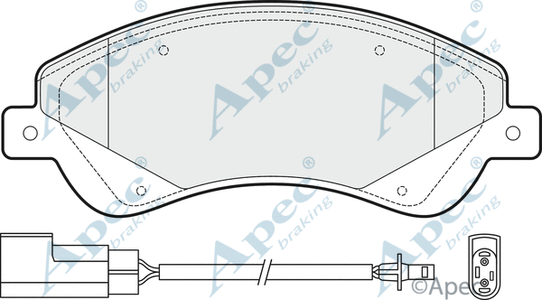 Brake Pad Set, disc brake (PAD1476)
