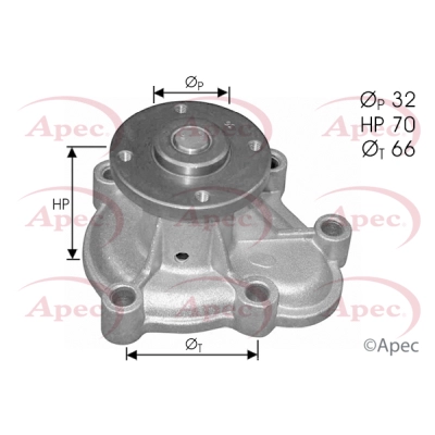 Water Pump, engine cooling (AWP1404)