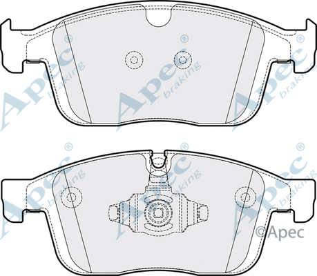 Brake Pad Set, disc brake (PAD2160)