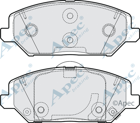 Brake Pad Set, disc brake (PAD2236)