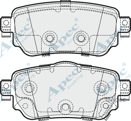 Brake Pad Set, disc brake (PAD2013)