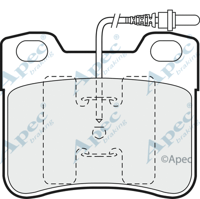 Brake Pad Set, disc brake (PAD516)