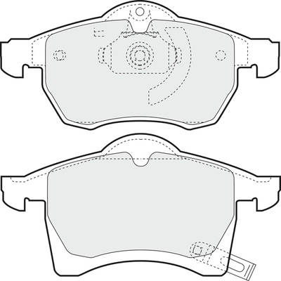 Brake Pad Set, disc brake (PD3037)