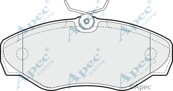Brake Pad Set, disc brake (PAD1240)