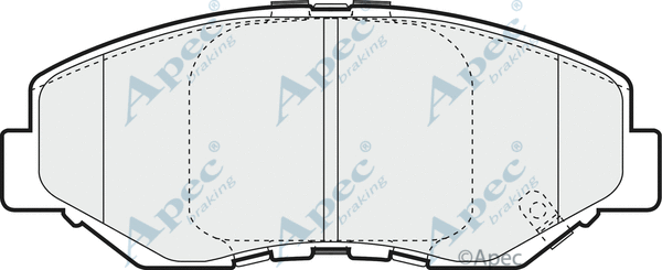 Brake Pad Set, disc brake (PAD1303)