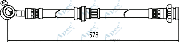 Brake Hose (HOS4051)