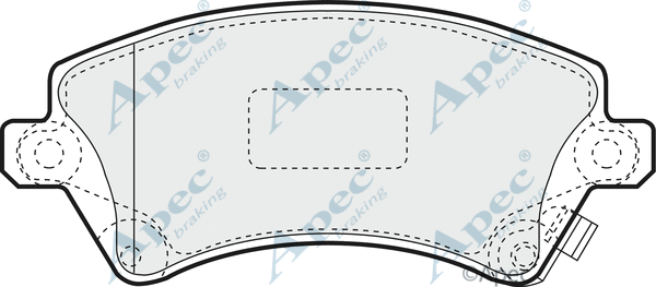 Brake Pad Set, disc brake (PAD1223)