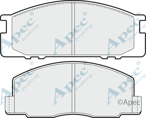 Brake Pad Set, disc brake (PAD673)