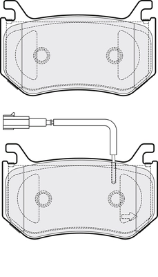 Brake Pad Set, disc brake (PD3888)