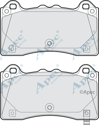 Brake Pad Set, disc brake (PAD2185)
