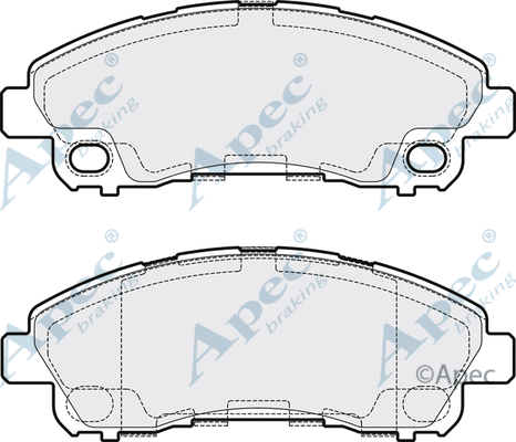 Brake Pad Set, disc brake (PAD2183)