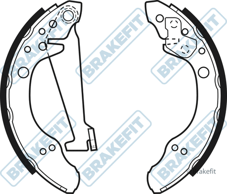 Brake Shoe Set (BSH1004)