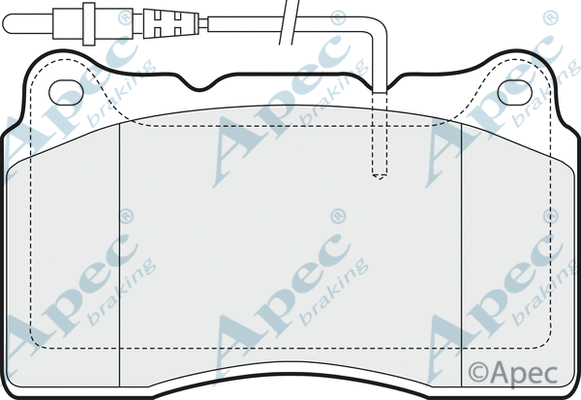 Brake Pad Set, disc brake (PAD1434)