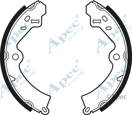 Brake Shoe Set (SHU410)