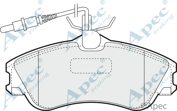Brake Pad Set, disc brake (PAD970)