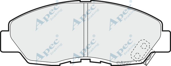 Brake Pad Set, disc brake (PAD679)