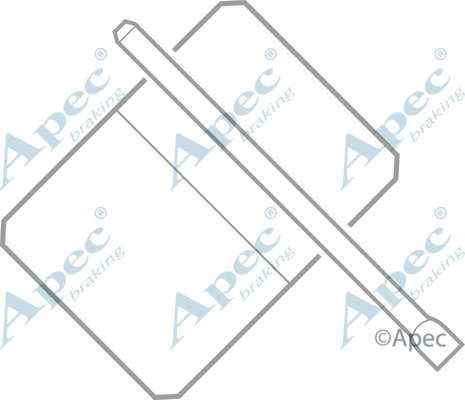 Accessory Kit, disc brake pad (KIT250)