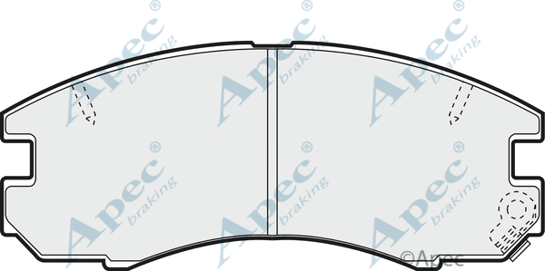 Brake Pad Set, disc brake (PAD745)