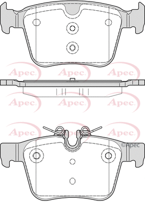 Brake Pad Set, disc brake (PAD2268)