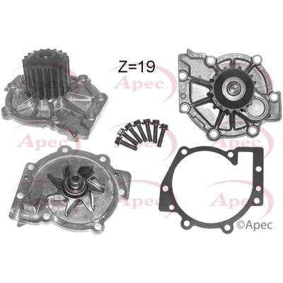 Water Pump, engine cooling (AWP1538)