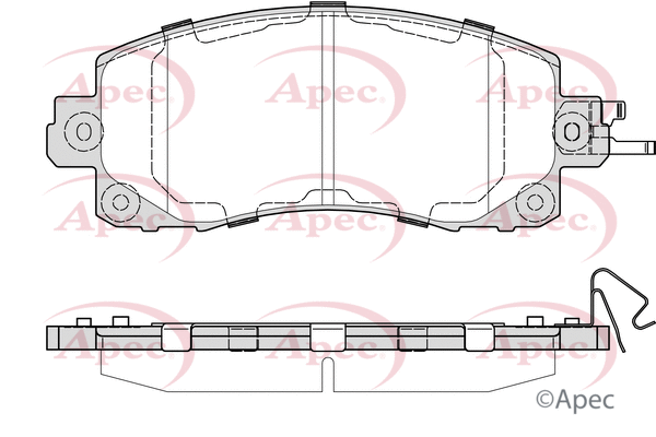 Brake Pad Set, disc brake (PAD2398)
