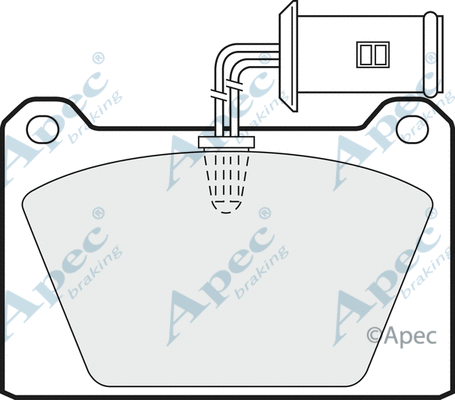 Brake Pad Set, disc brake (PAD65)