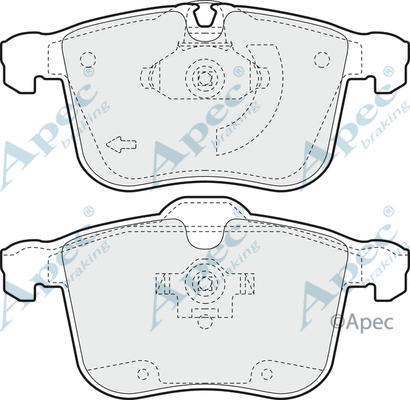 Brake Pad Set, disc brake (PAD1358)