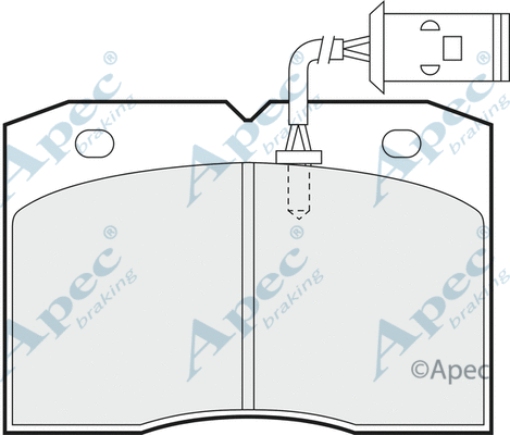 Brake Pad Set, disc brake (PAD740)