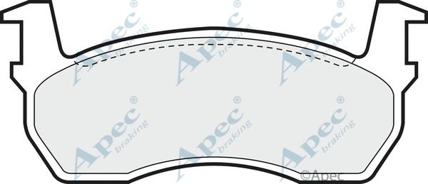 Brake Pad Set, disc brake (PAD425)