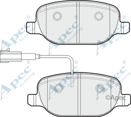 Brake Pad Set, disc brake (PAD1791)