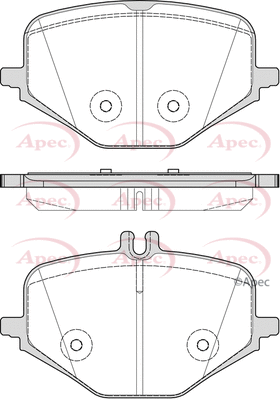 Brake Pad Set, disc brake (PAD2363)