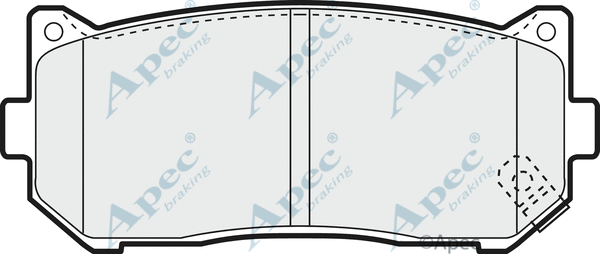 Brake Pad Set, disc brake (PAD1101)