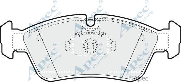 Brake Pad Set, disc brake (PAD1061)