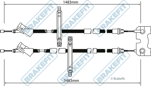 Cable Pull, parking brake (BBC3139)