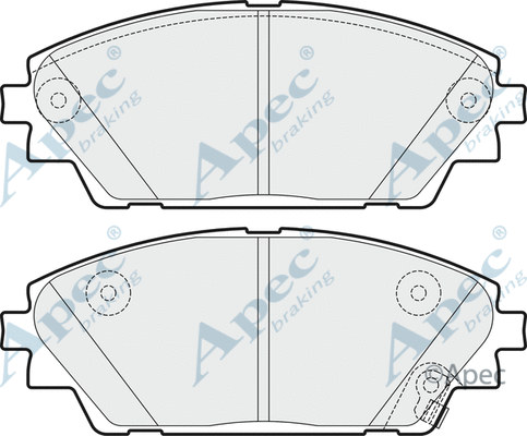 Brake Pad Set, disc brake (PAD1968)
