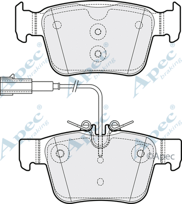 Brake Pad Set, disc brake (PAD2159)