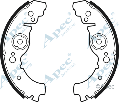 Brake Shoe Set (SHU104)