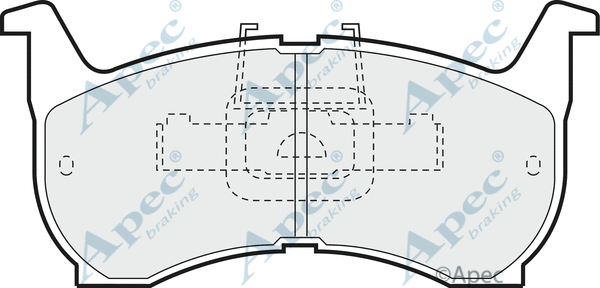 Brake Pad Set, disc brake (PAD418)